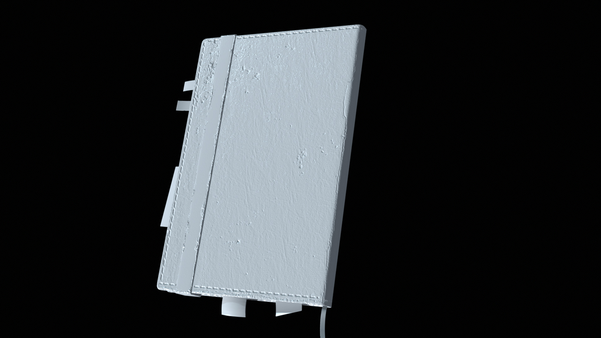 Personal Used Notebook Game Ready Assets Free low-poly 3D model_11