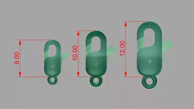 Bracelet Lock  clasp set of gold plated connectors