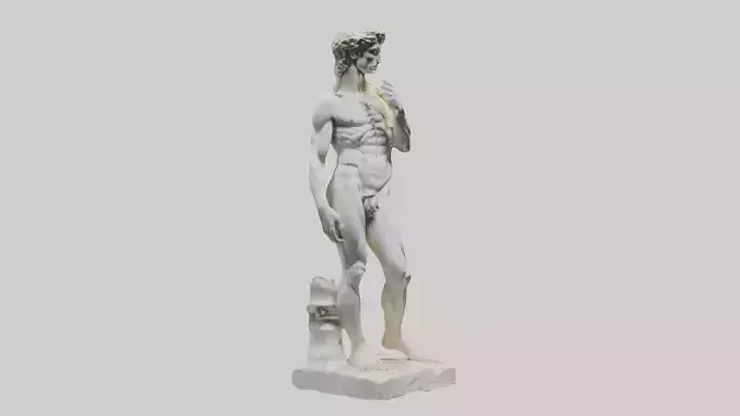 Michelangelo statue model