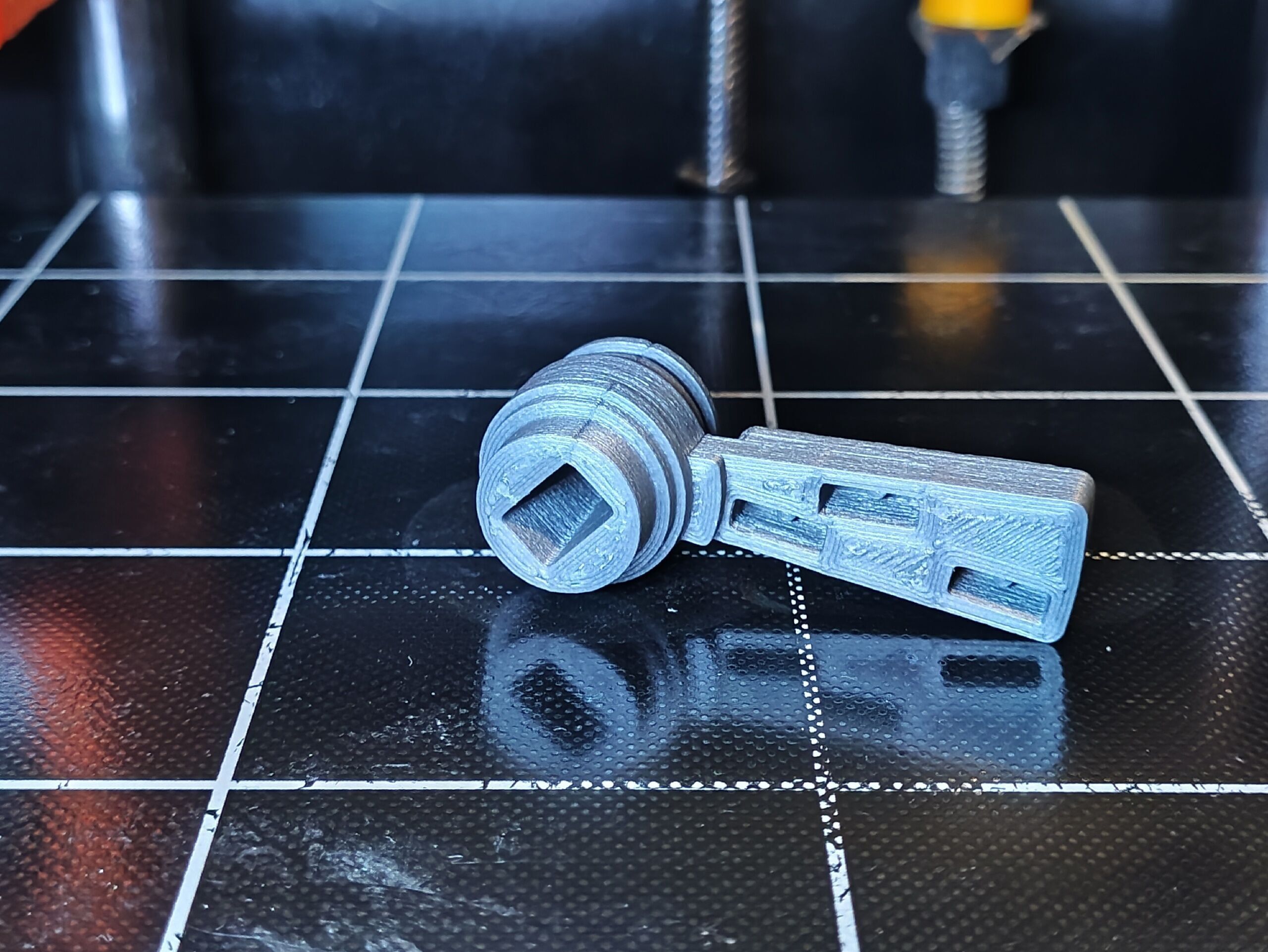 Mitsubishi contact lever for MB811106 AT selector 3D print model_1