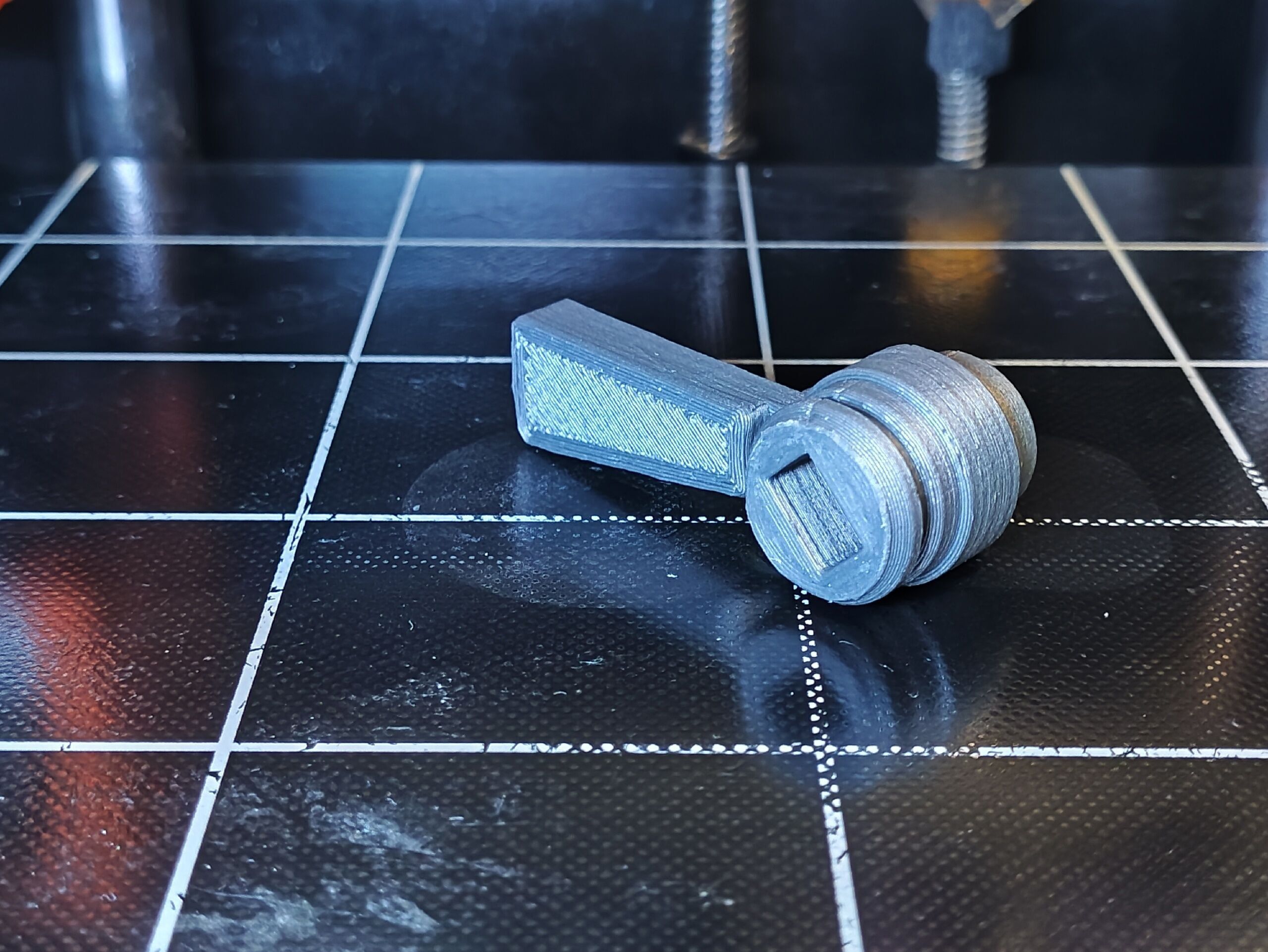 Mitsubishi contact lever for MB811106 AT selector 3D print model_3