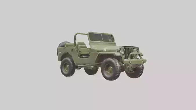 Military Jeep model