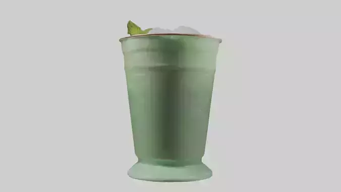Mint julep model Low-poly 3D model