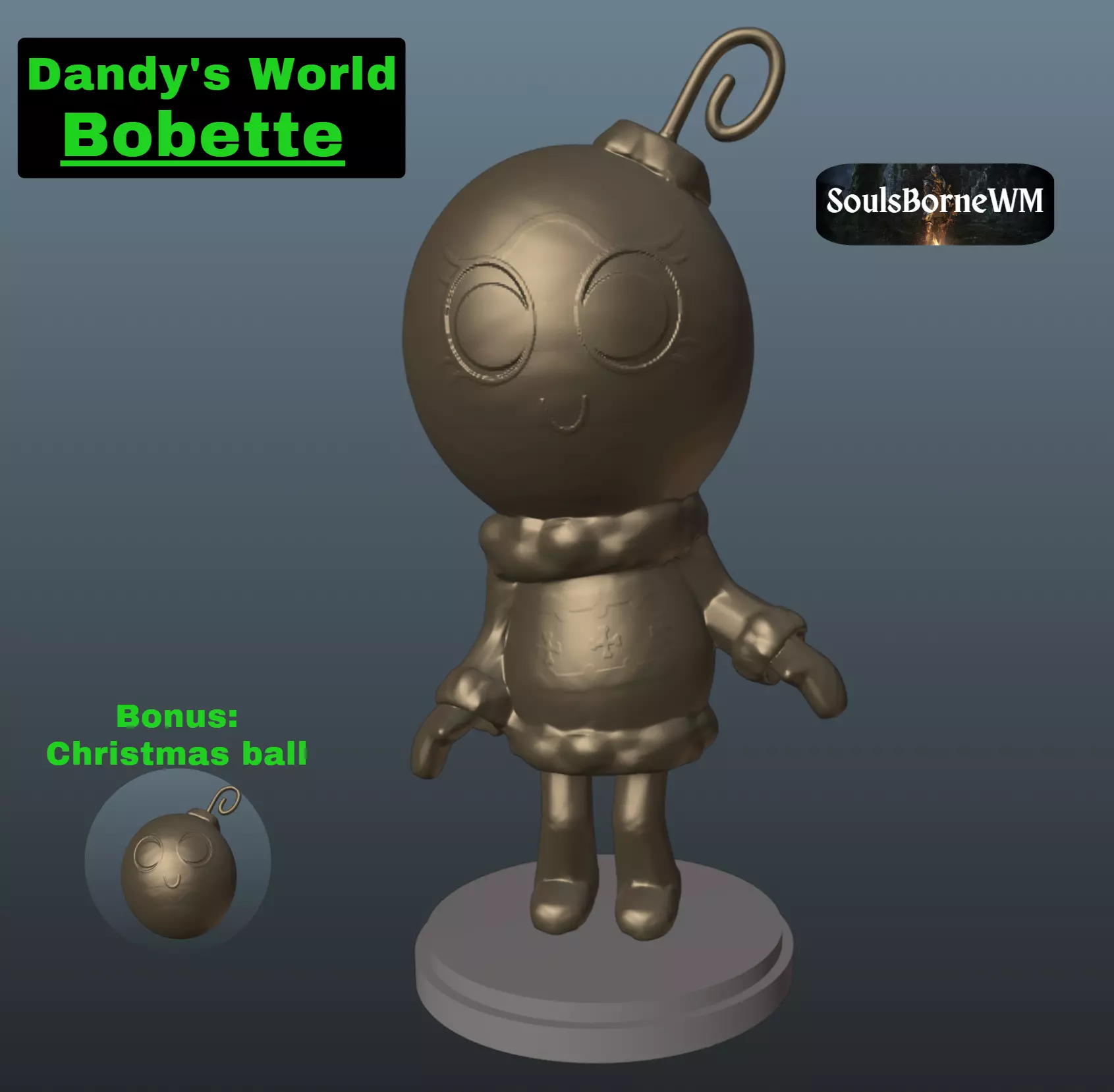 Dandy World Bobette 3D print model_0