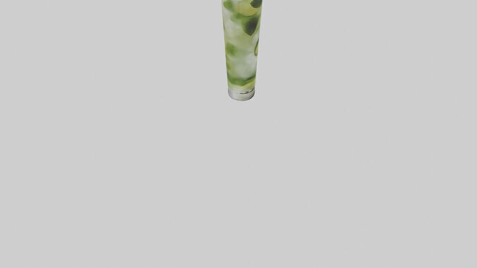 Mojito model Low-poly 3D model 7