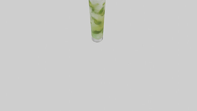 Mojito model Low-poly 3D model 4