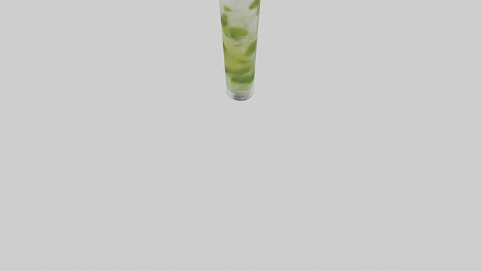 Mojito model Low-poly 3D model 5