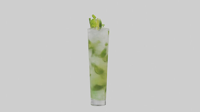 Mojito model Low-poly 3D model 2