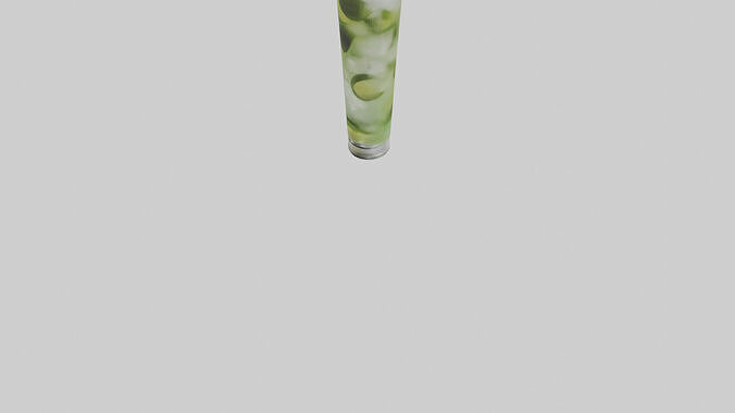 Mojito model Low-poly 3D model 6