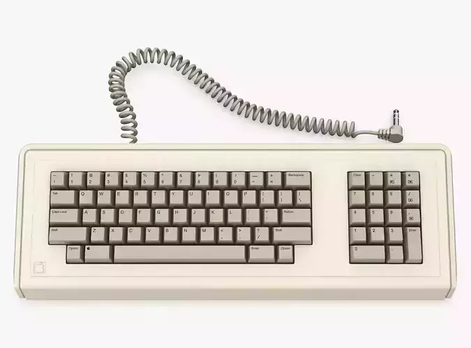 Apple Lisa A6MB101 Keyboard Vintage 1983-1986 M 1