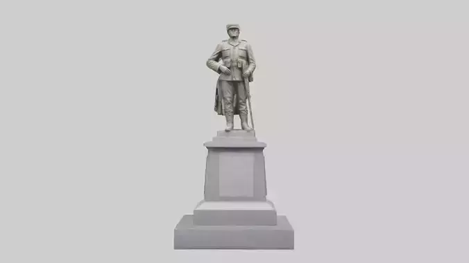 Monument to the Fallen Soldier Sculpture model