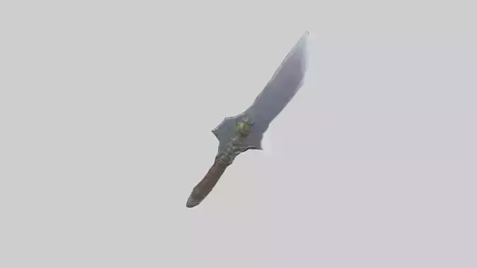 Moon Blade model Low-poly 3D model