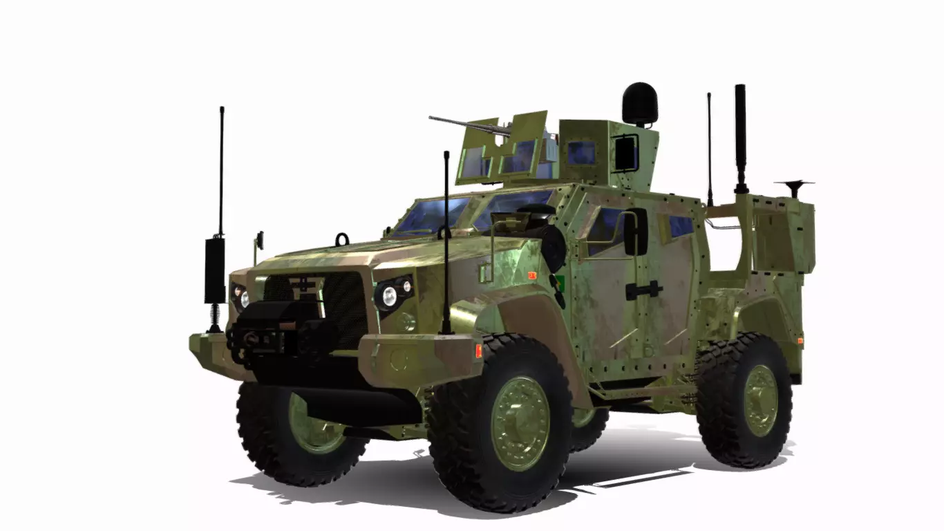 oshkosh LATV 4X4 BR Low-poly 3D model
