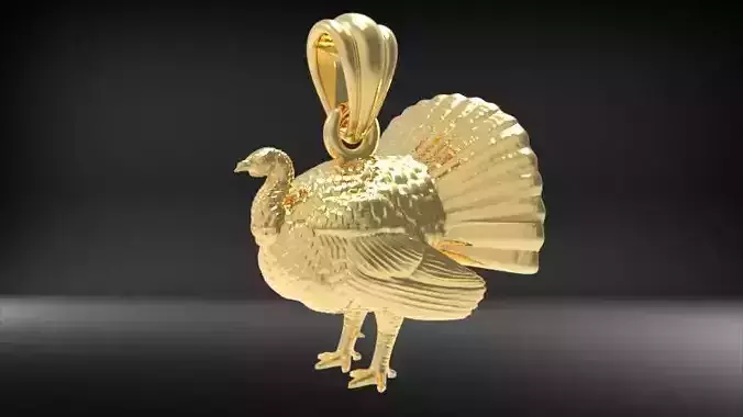 Wild Turkey Pendant