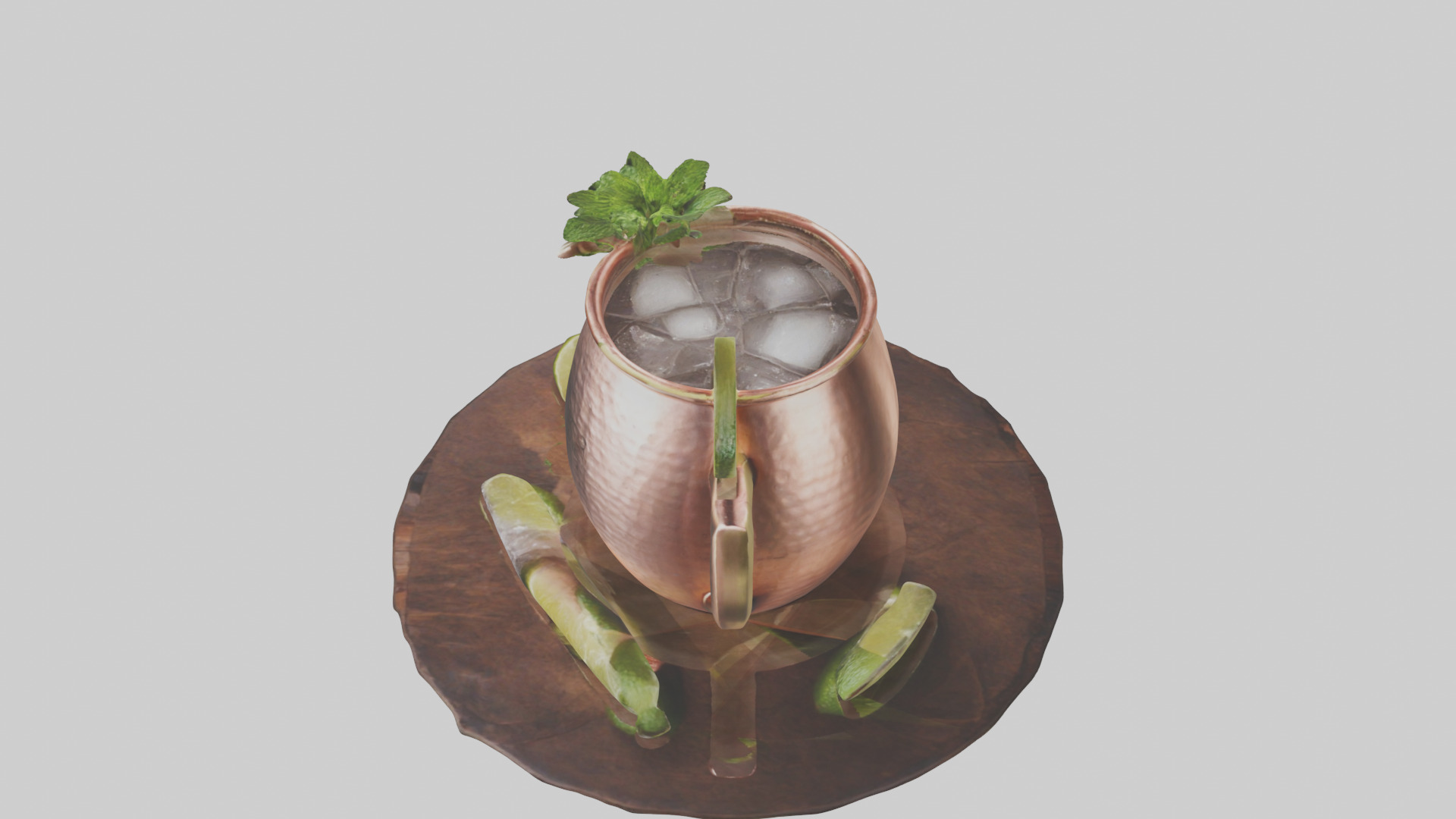 Moscow mule model Low-poly 3D model_17