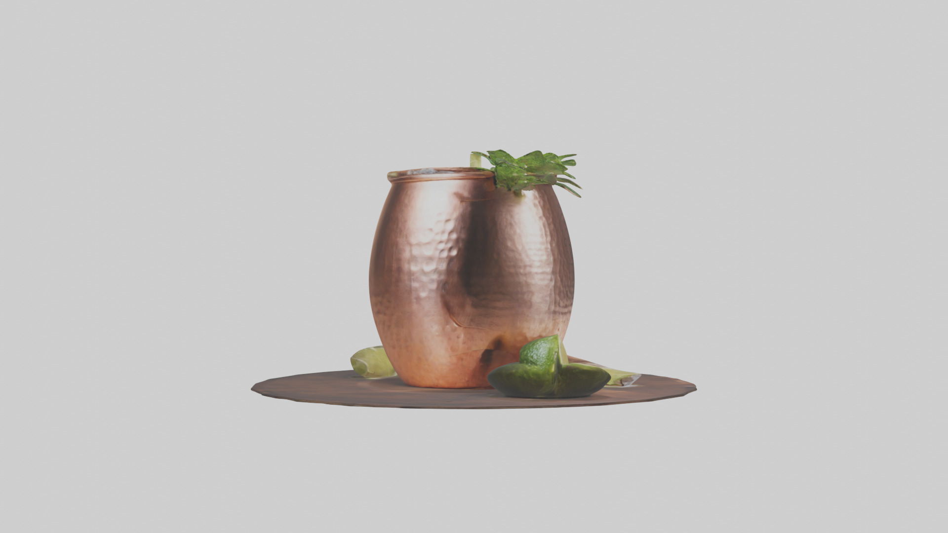 Moscow mule model Low-poly 3D model_13