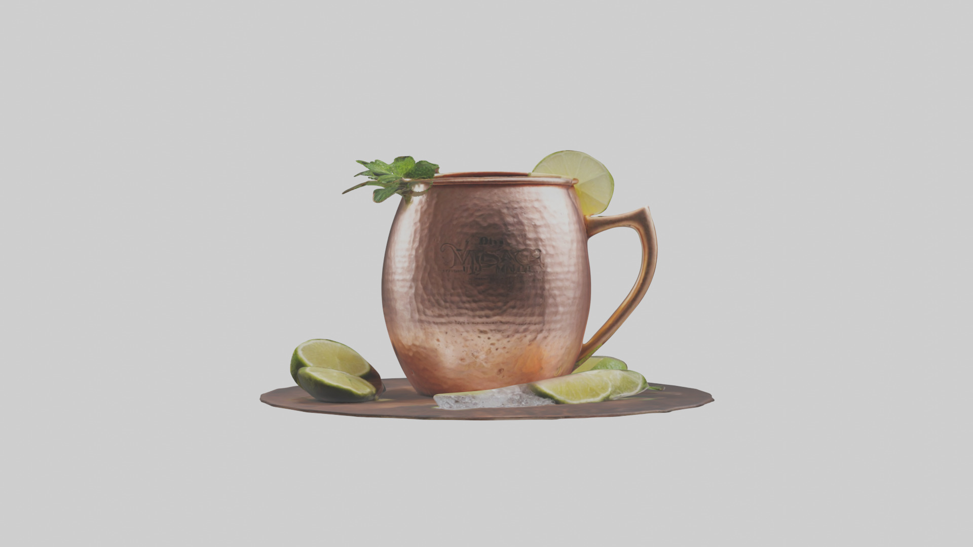 Moscow mule model Low-poly 3D model_9