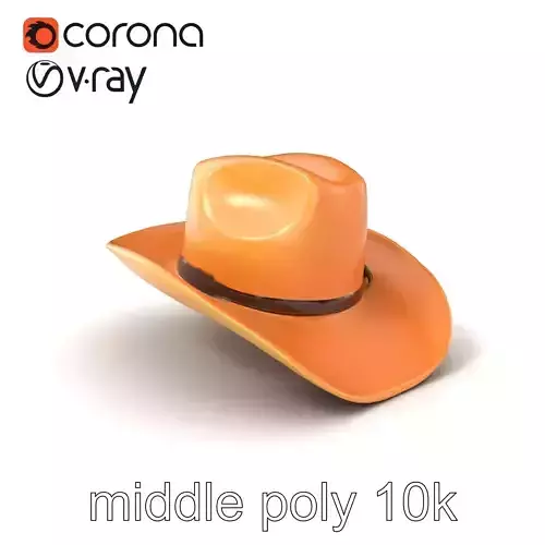 Classic Cowboy Stetson Hat model pack