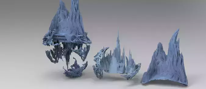 Fantasy underworld mountains 1 