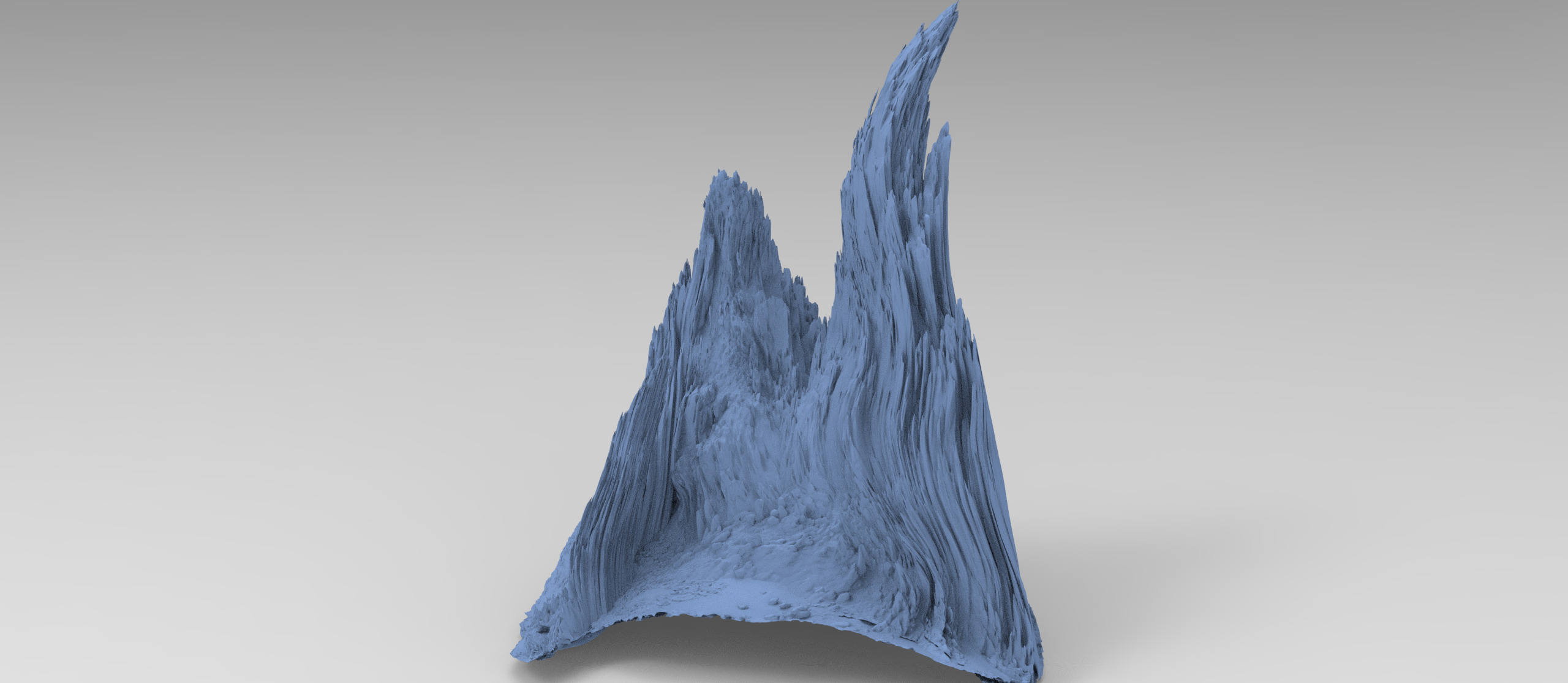 Fantasy underworld mountains collection 1 3D model_6