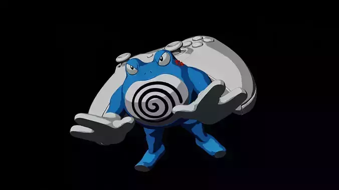 Poliwrath Joystick stand Pokemon