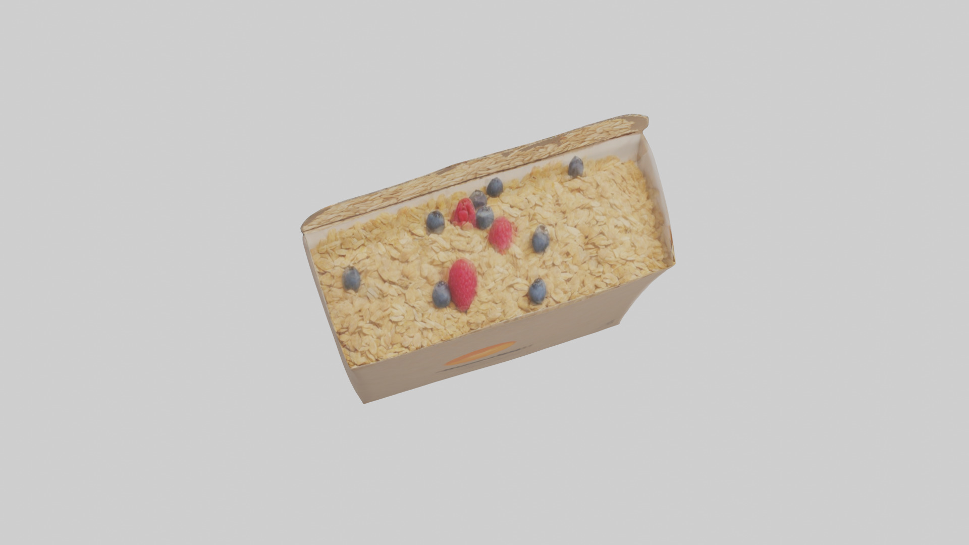 Muesli Box model Low-poly 3D model_15