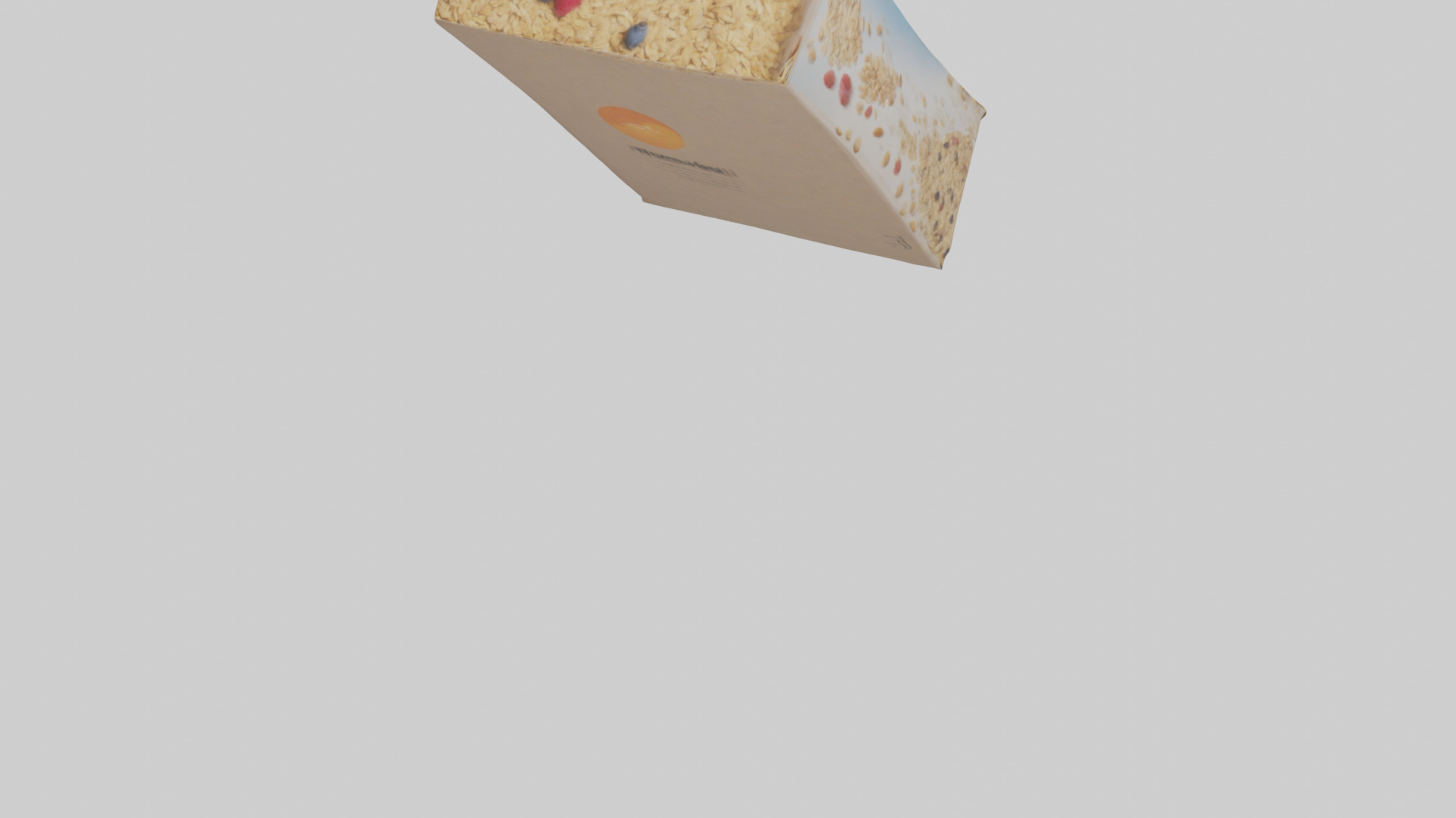Muesli Box model Low-poly 3D model_4