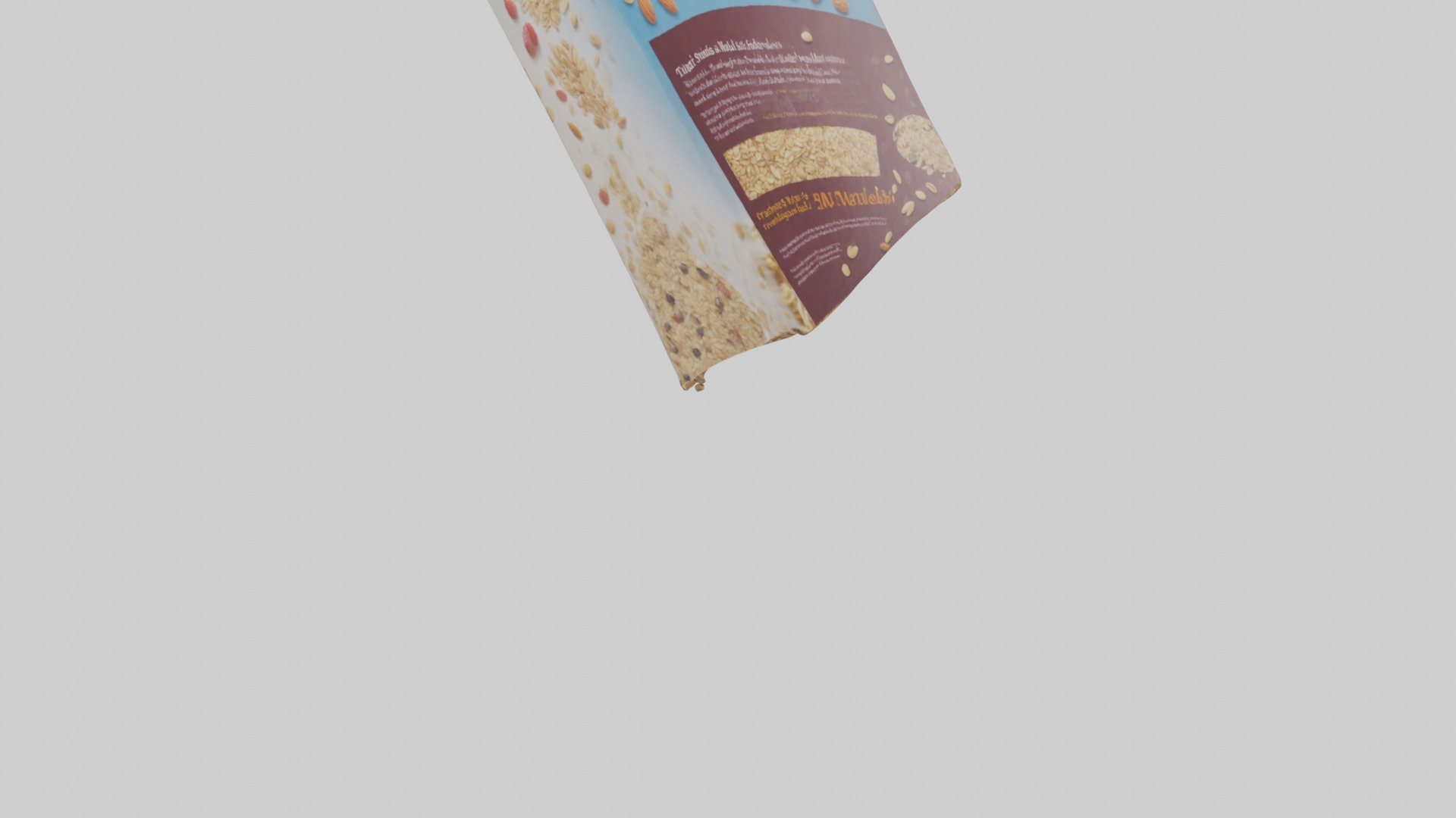 Muesli Box model Low-poly 3D model_6