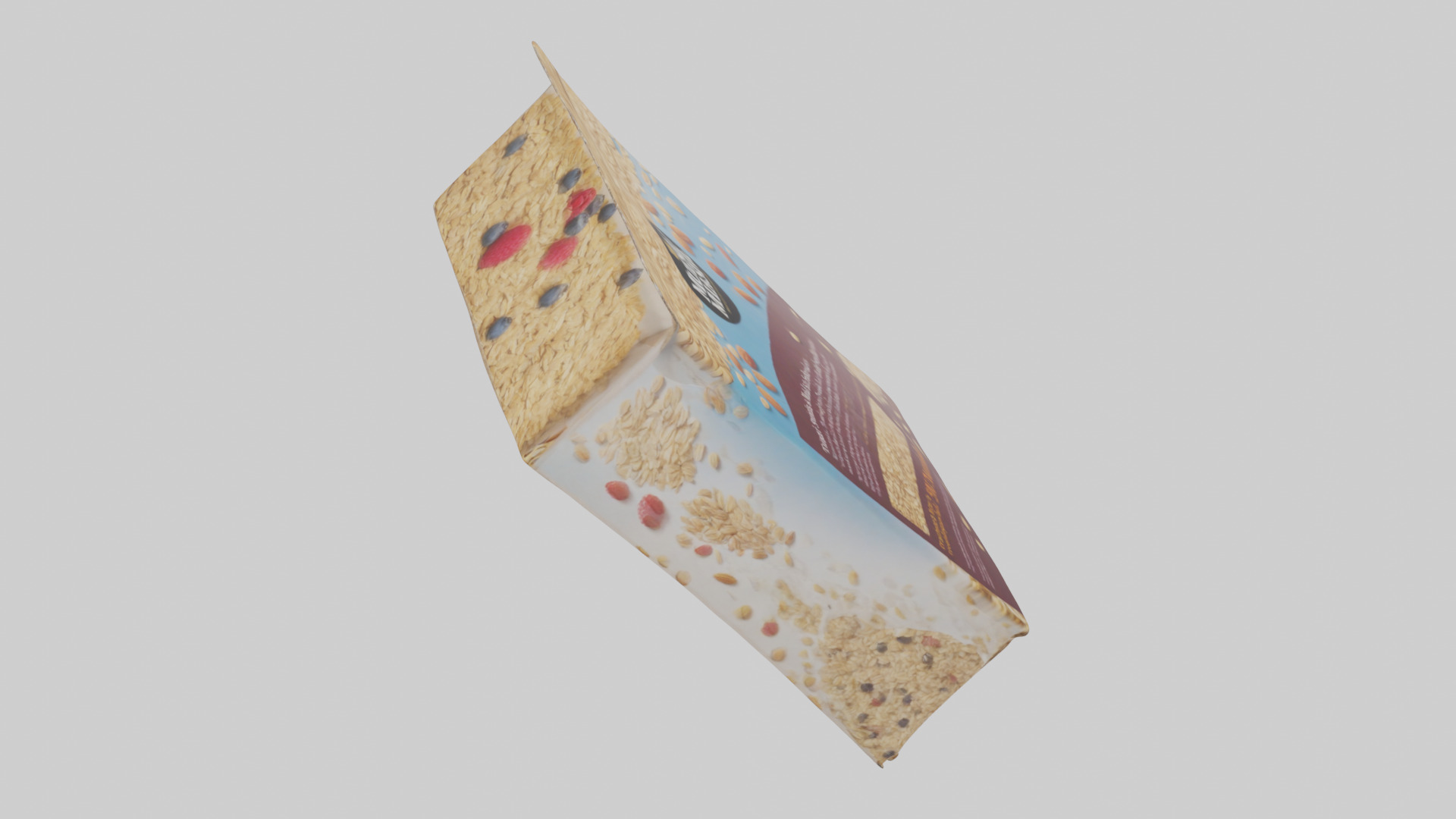 Muesli Box model Low-poly 3D model_18