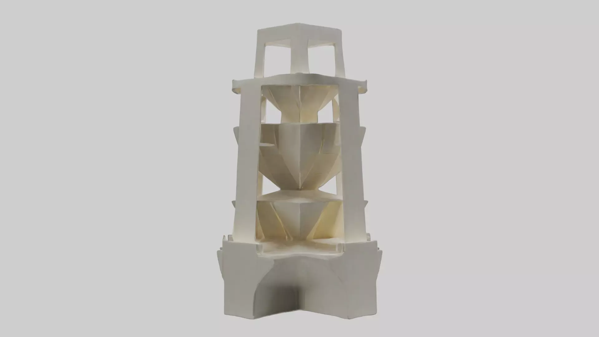 Multilevel sculpture model 3D model_0