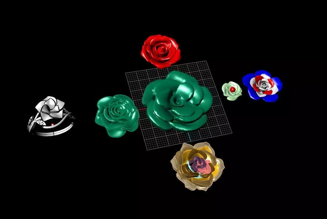 misc roses Free 3D model
