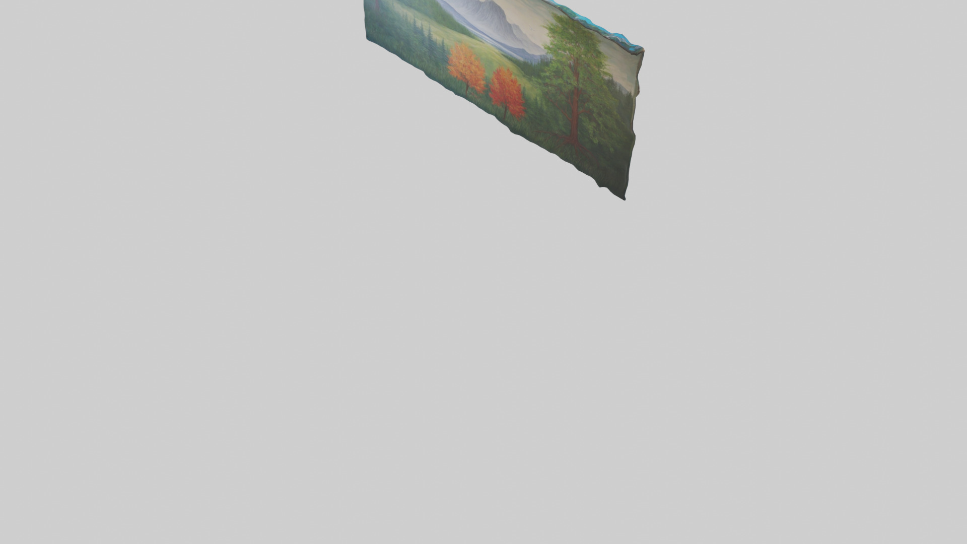 Murals with Nature Themes Low-poly 3D model_4