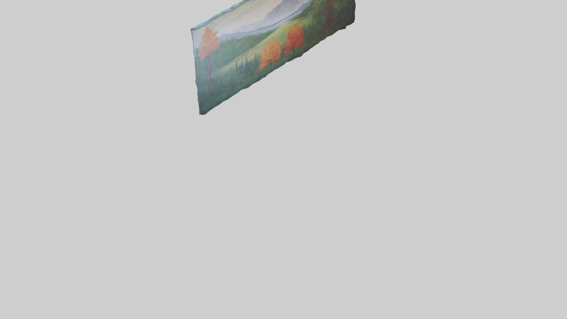 Murals with Nature Themes Low-poly 3D model_3