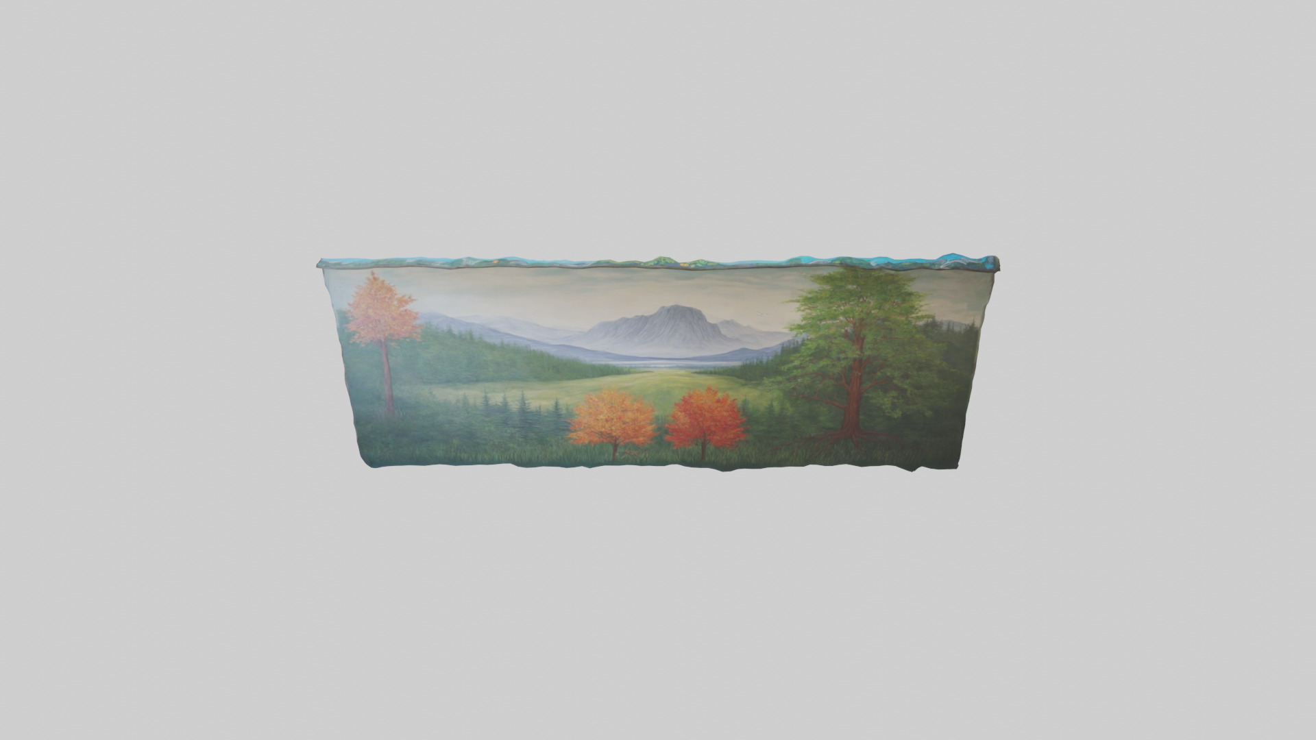 Murals with Nature Themes Low-poly 3D model_15