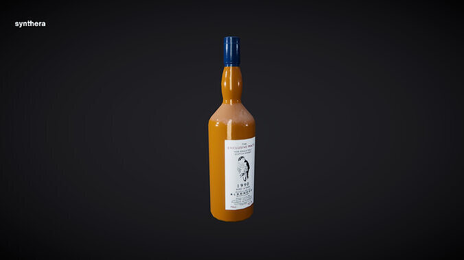 Bottle Whiskey 3D model