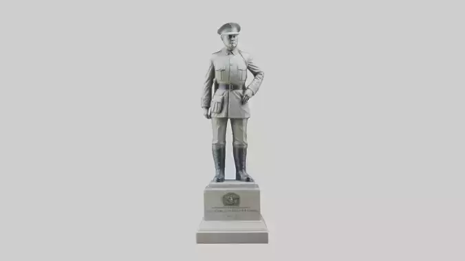 National Soldier Statue model