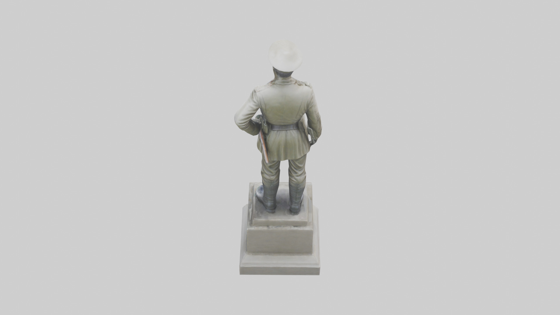 National Soldier Statue model Low-poly 3D model_15