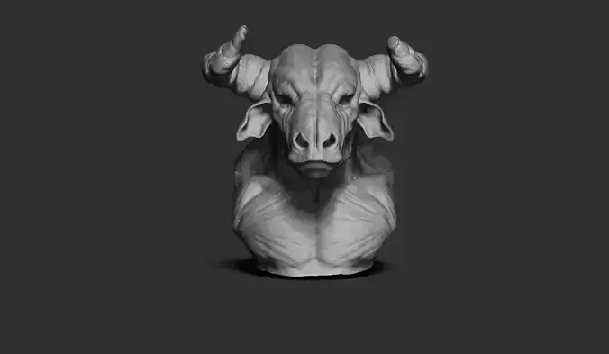 Minotaur Bust