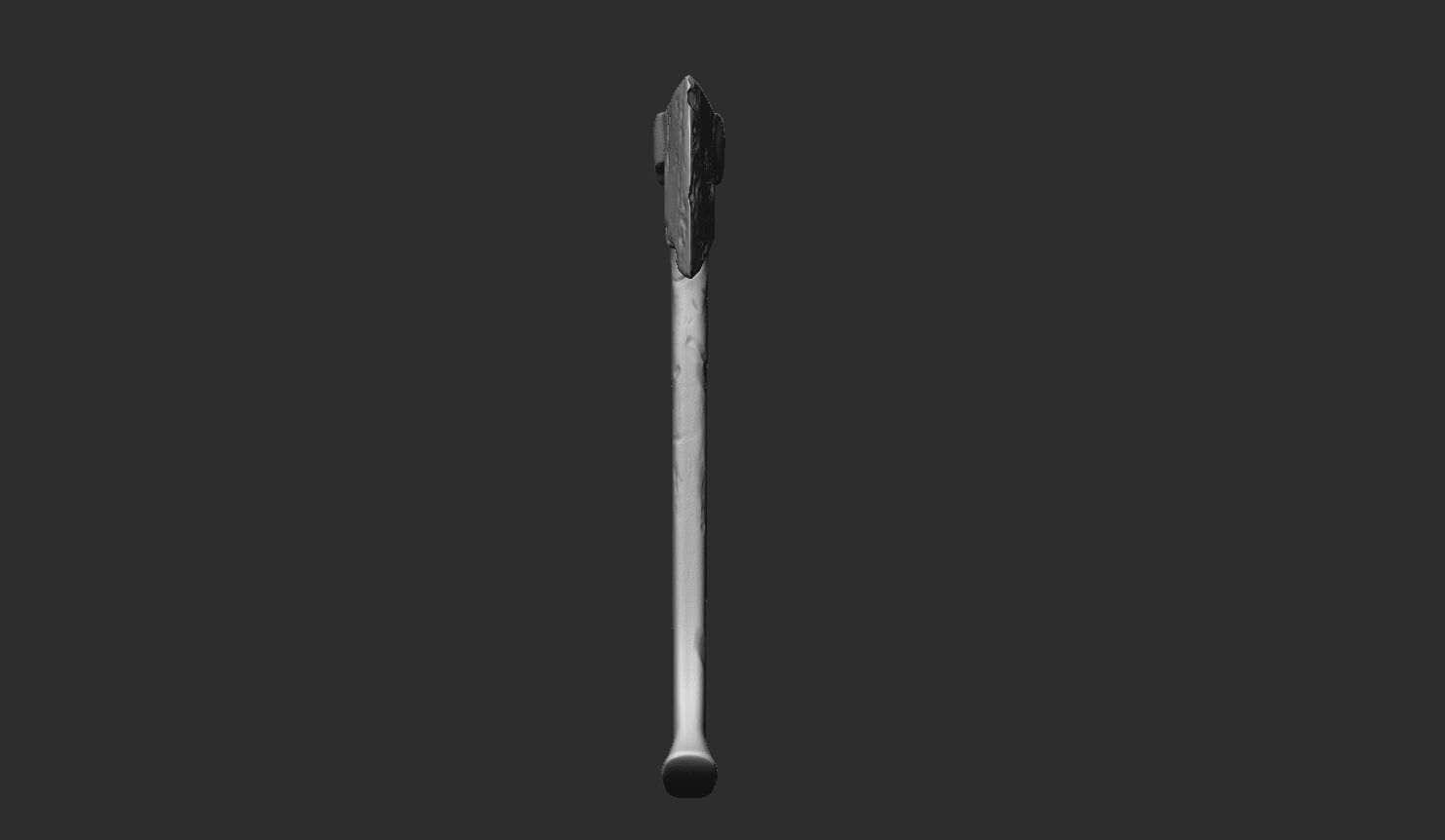 Damaged Axe 3D model_1
