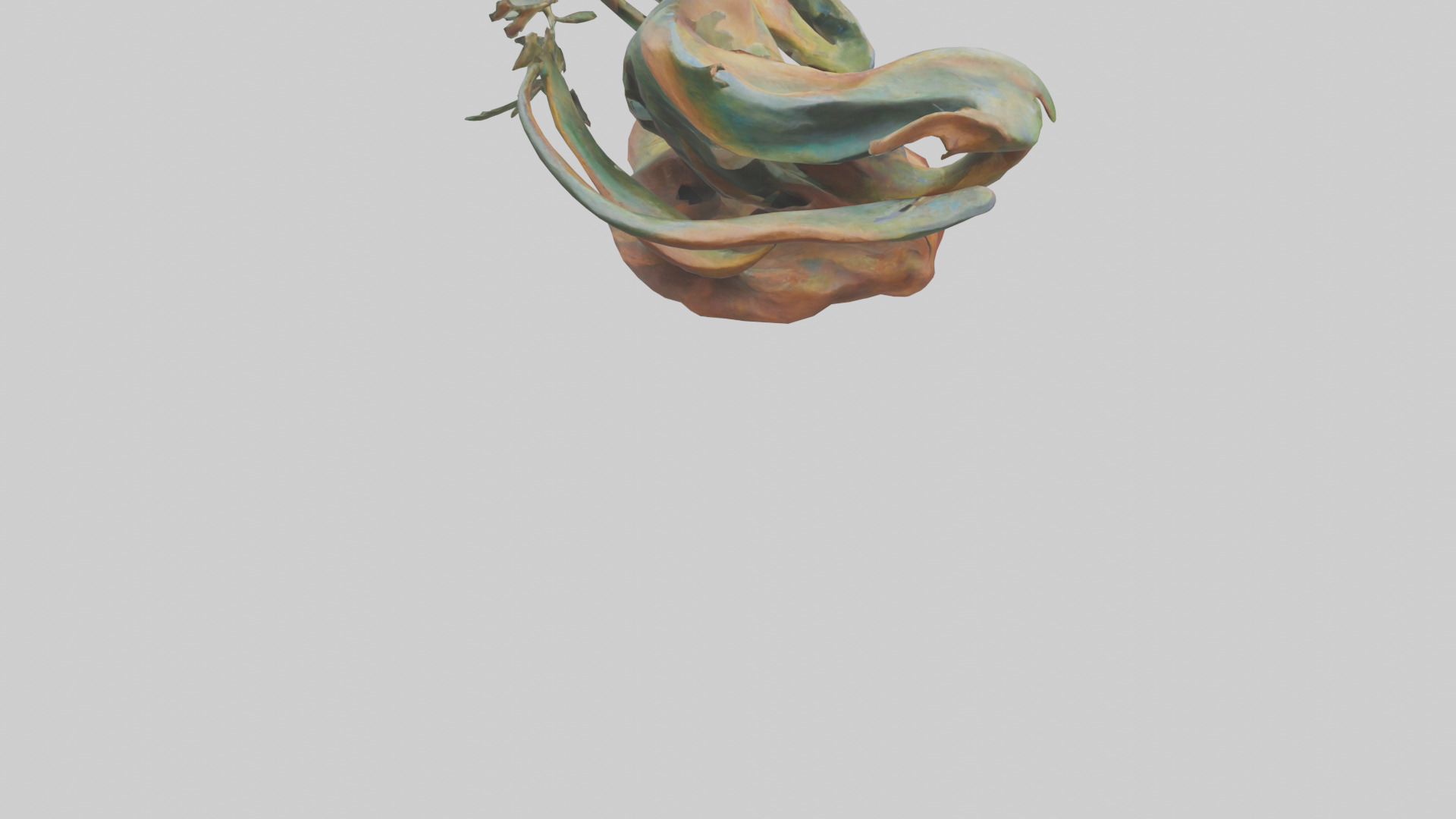 Natures Abstraction statue model Low-poly 3D model_5