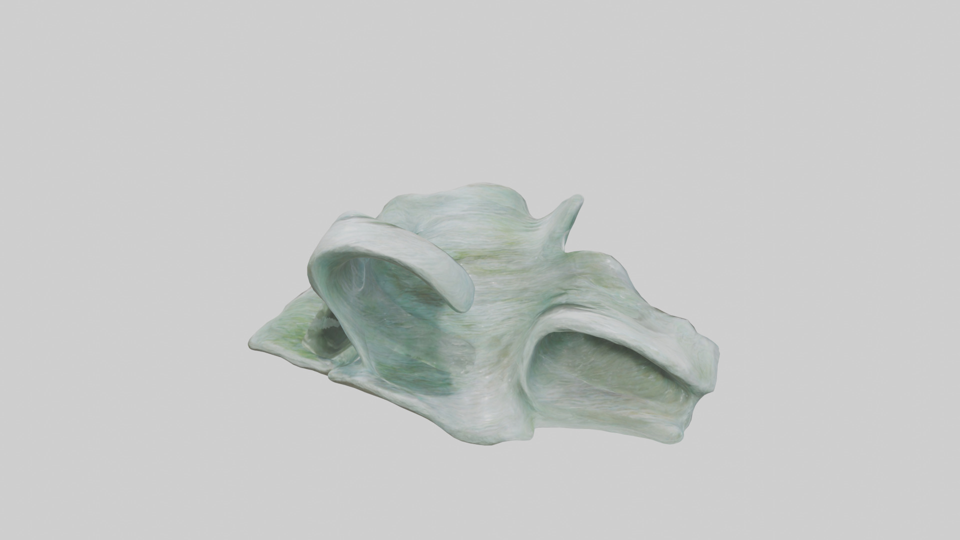 Natures Flowing Form statue model Low-poly 3D model_15