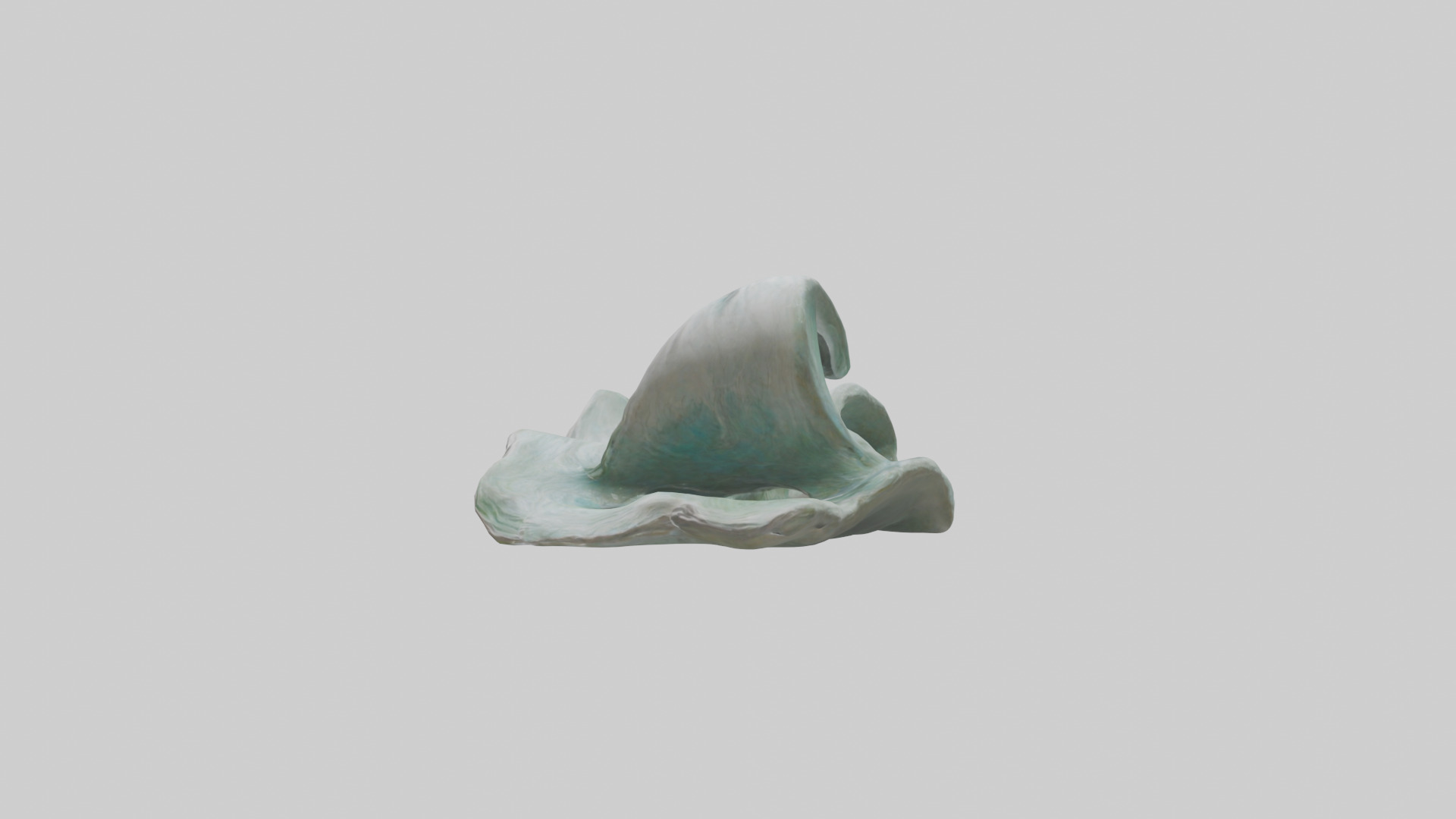 Natures Flowing Form statue model Low-poly 3D model_12