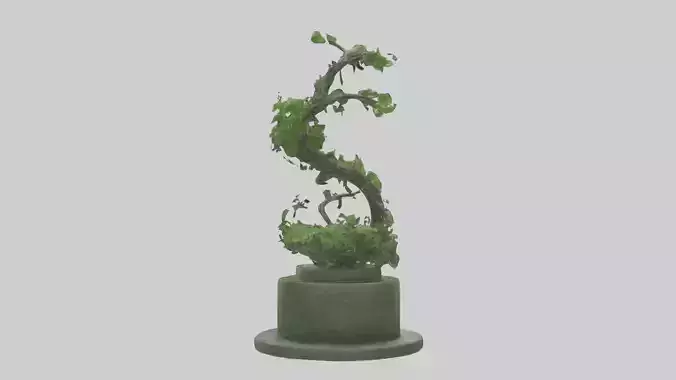 Natures Helix statue model