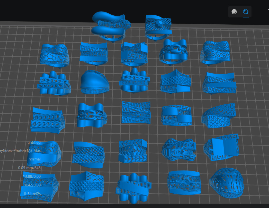 17 New Rings 3dm stl  high quality  3D print model_3