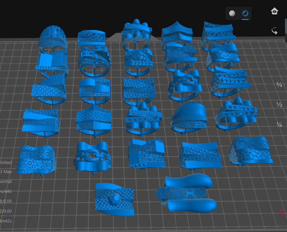 17 New Rings 3dm stl  high quality  3D print model_6