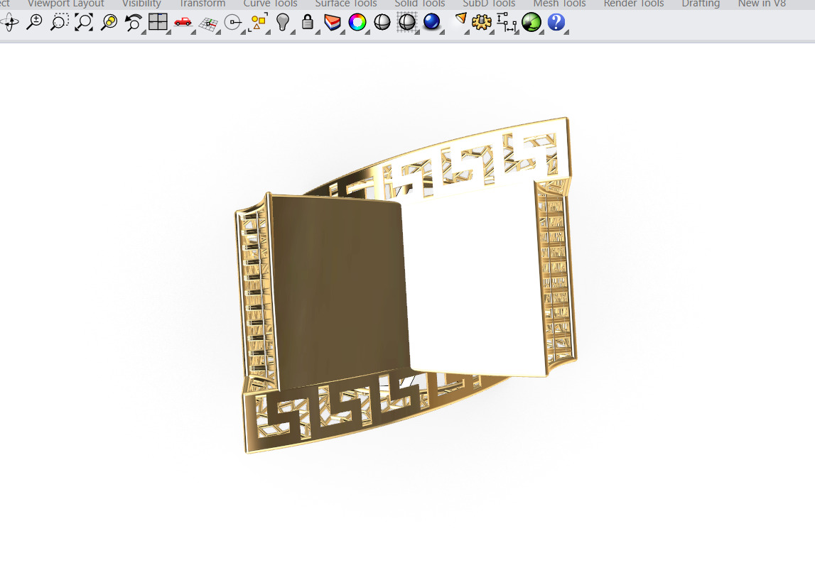 17 New Rings 3dm stl  high quality  3D print model_12