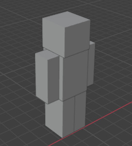 Minecraft Steve without texture Low-poly 3D model_1