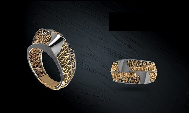Twin ring 3D model_43