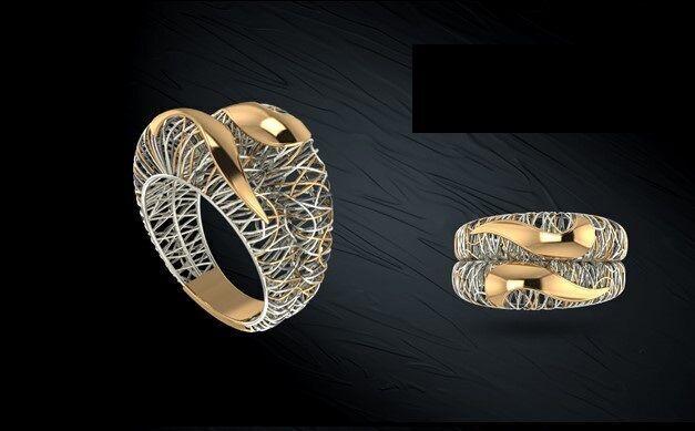 Twin ring 3D model_37