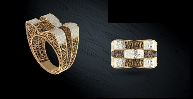 Twin ring 3D model_15